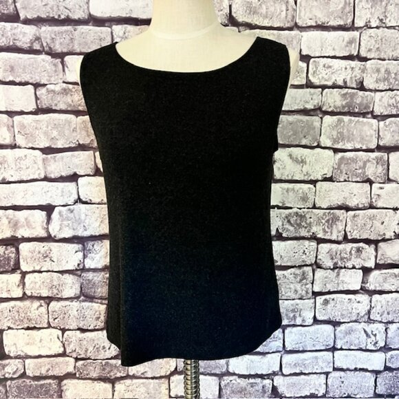 Chico's Design Gray Sleeveless Top Size L - Picture 1 of 9